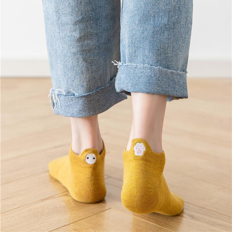 Acheter Chaussettes bateau en coton avec lapin et carotte
