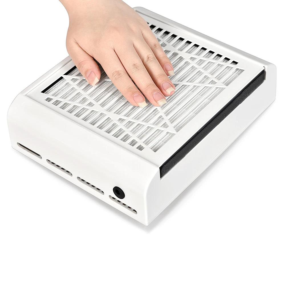 LINMANDA Nail Dust Collector Strong Suction Dust Extractor Fan Collector No-Spilling Filter 40w Power 45000 Rpm Vacuum Cleaner