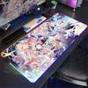 New Role Kawaii Aemeath RGB Mousepad Gaming Wuthering Waves Cute Anime Girl Mouse Pad XXL Computer Non-slip Rubber Keyboard Mats