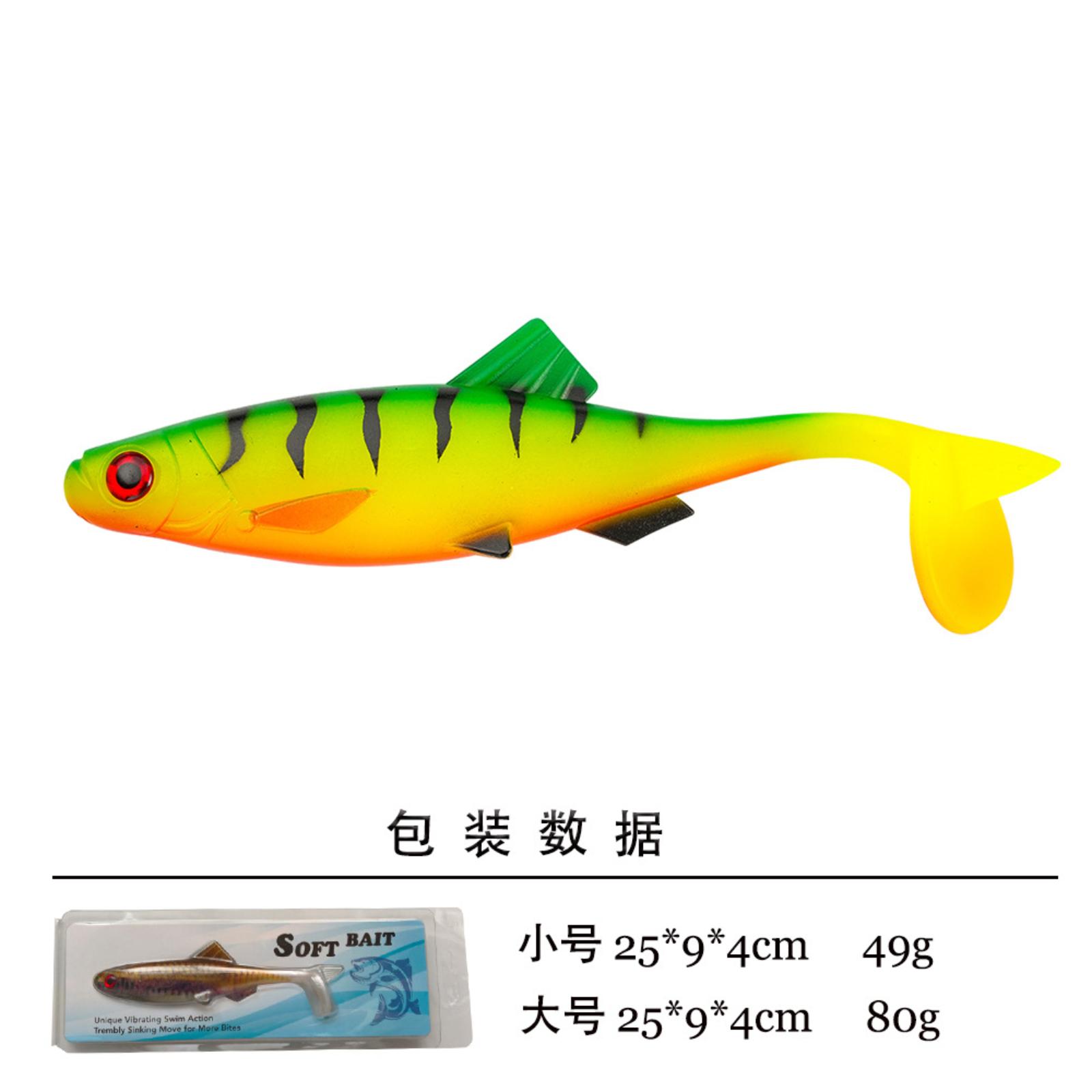 

Saltwater Fishing Realistic Large Soft (/Artificial Fish ) One Size