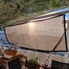 Anti-UV Schaduwdoek Koffiebruin Grijs HDPE Zonnescherm Zeil Balkon Zonwerend Gaas Cover Zonnescherm Cover Schaduwnet Beschutting
