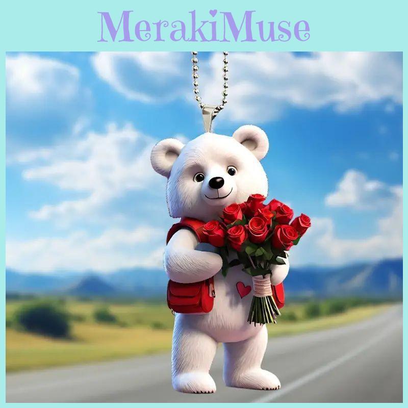 Acrylic Valentines Day Car Decor With Minimalist Style For Gift Car Interior Accessory