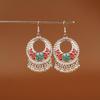 Retro Miao Silver Tassel Earrings: Ethnic Yunnan Long Dangle Women's Jewelry