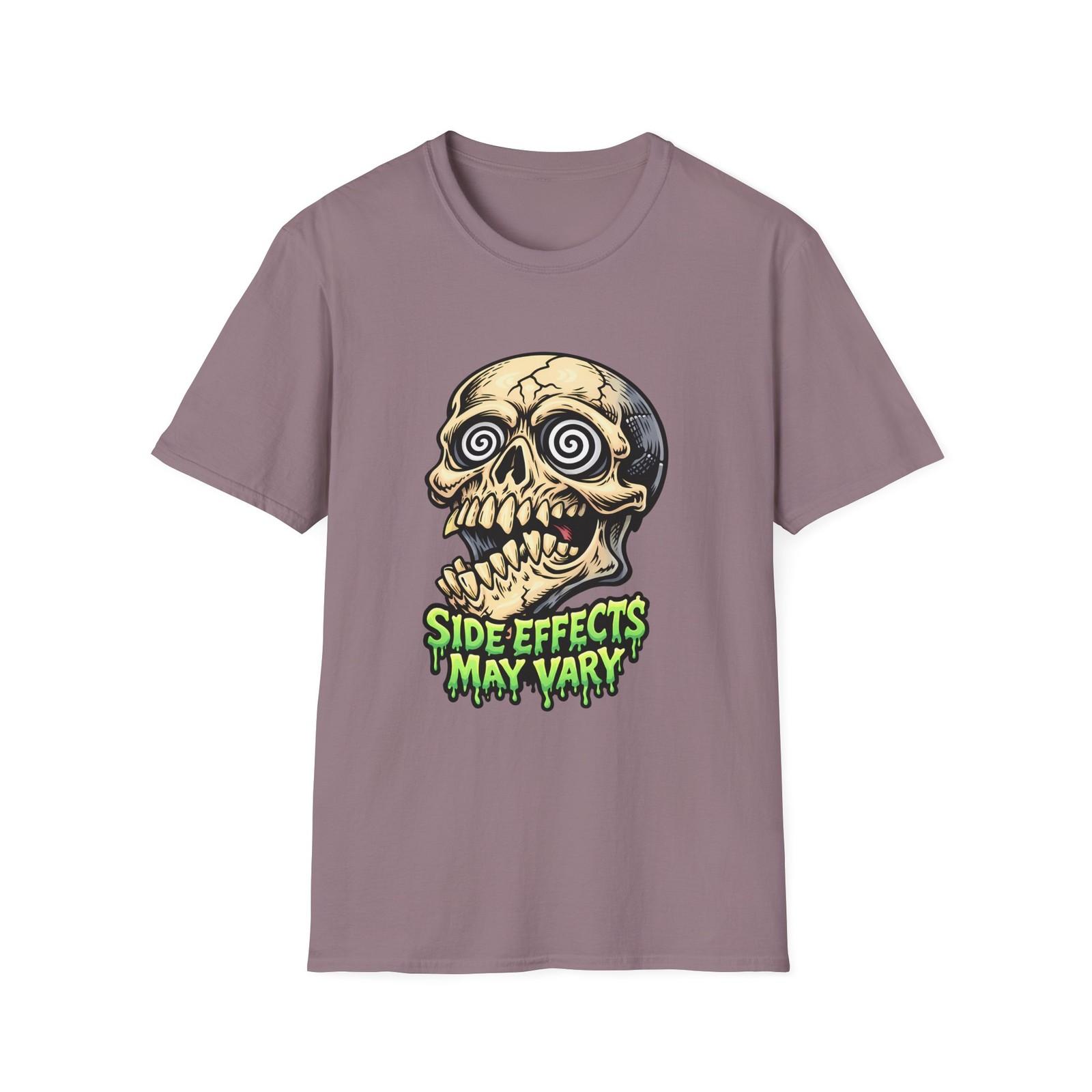 Unisex Softstyle T-Shirt Skull Horror Creepy Halloween Gothic Crazy S