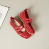 New Niche Ballet Style Double Strip Sports Style Mary Jane Women's Shoes Flat Single Shoes Women