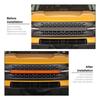 2pc/Set Front Grille Grill Strip Cover Trim Bezel Kit For Ford Bronco Sport 21+
