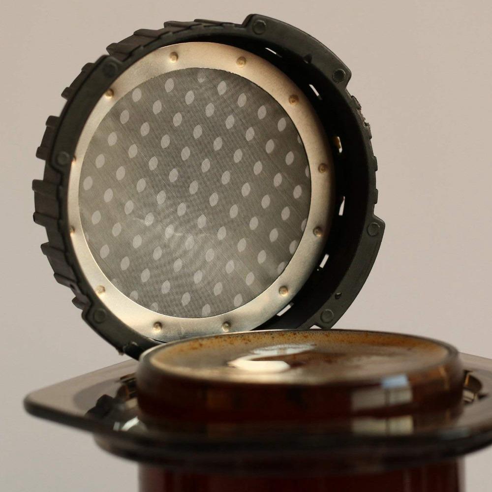 2pcs set Fine Mesh Reusable Metal Filter 61MM Diameter Pour Over Coffee Filter  Pour Over Coffee