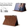 Tablet Case For iPad 10.2 (2020)/(2019)/Air 10.5 inch (2019)/Pro 10.5-inch (2017) Card Holder Stand Butterfly Floral Imprinted Leather Cover