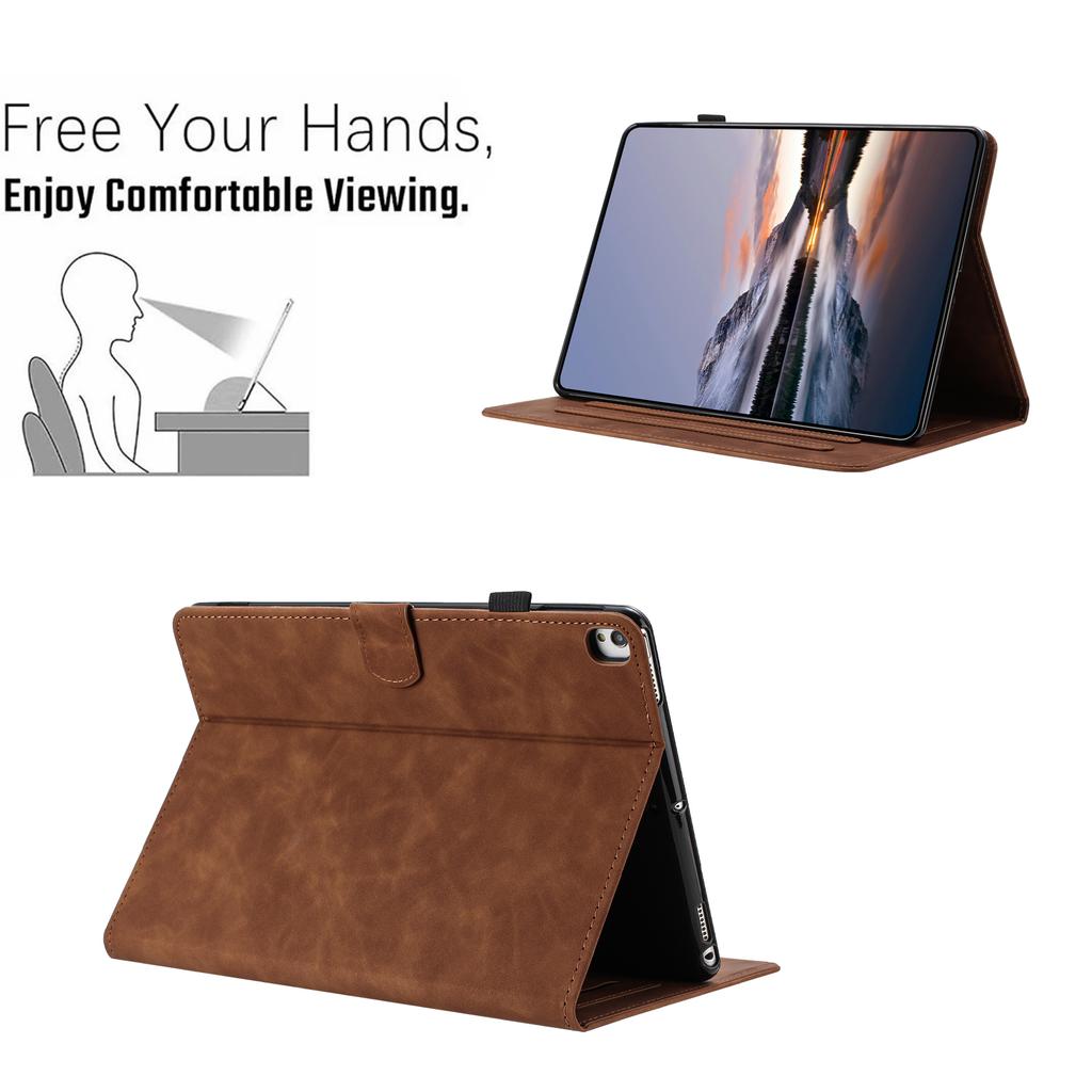 Tablet Case For iPad 10.2 (2020)/(2019)/Air 10.5 inch (2019)/Pro 10.5-inch (2017) Card Holder Stand Butterfly Floral Imprinted Leather Cover