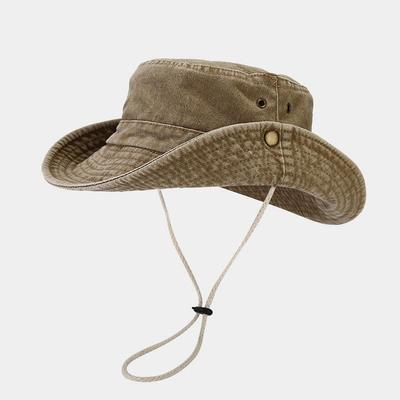 Sombrero de Sol para Exteriores para Hombre y Mujer: Diseño de ala ancha patchwork para pesca, montañismo y viajes en primavera y verano.