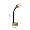 Portable LED Desk Lamp with Touch Control And USB Charging for Home Office