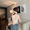 A #New Sexy Spice Girl Slim Versatile Halter Pure Cotton Suspender Vest Integrated Breast Cover with Chest Pad