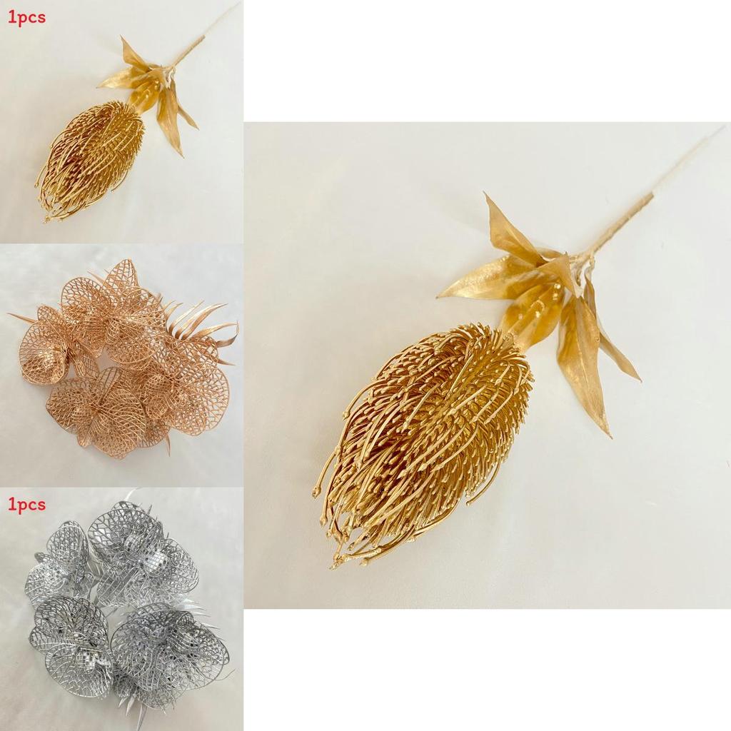 Decorative Plastic Bouquet With Pine Cone Wildflowers For Photography Props Home Interior 73 Chars