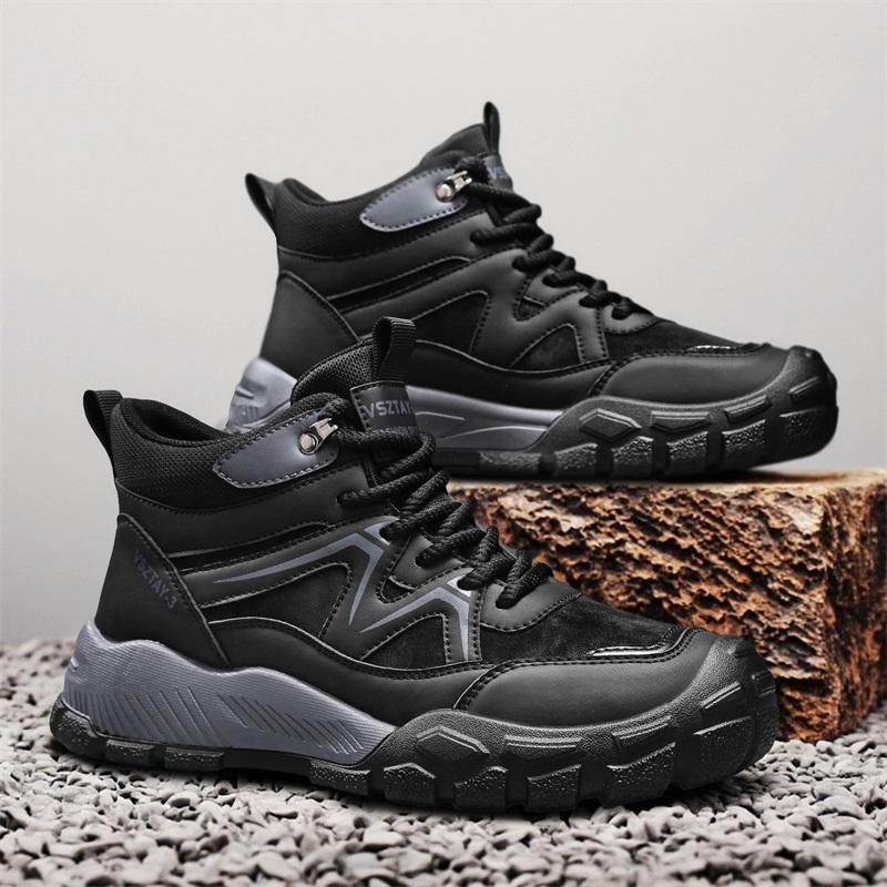 

Fashion Men Sneakers Outdoor Non Slip Walking Hiking Shoes High Top Jogging Casual Sport Footwear Lightweight Man Running Shoes 39