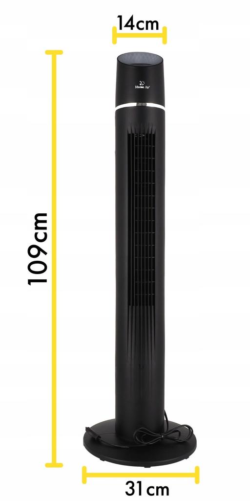 Fan Black Tower Fan