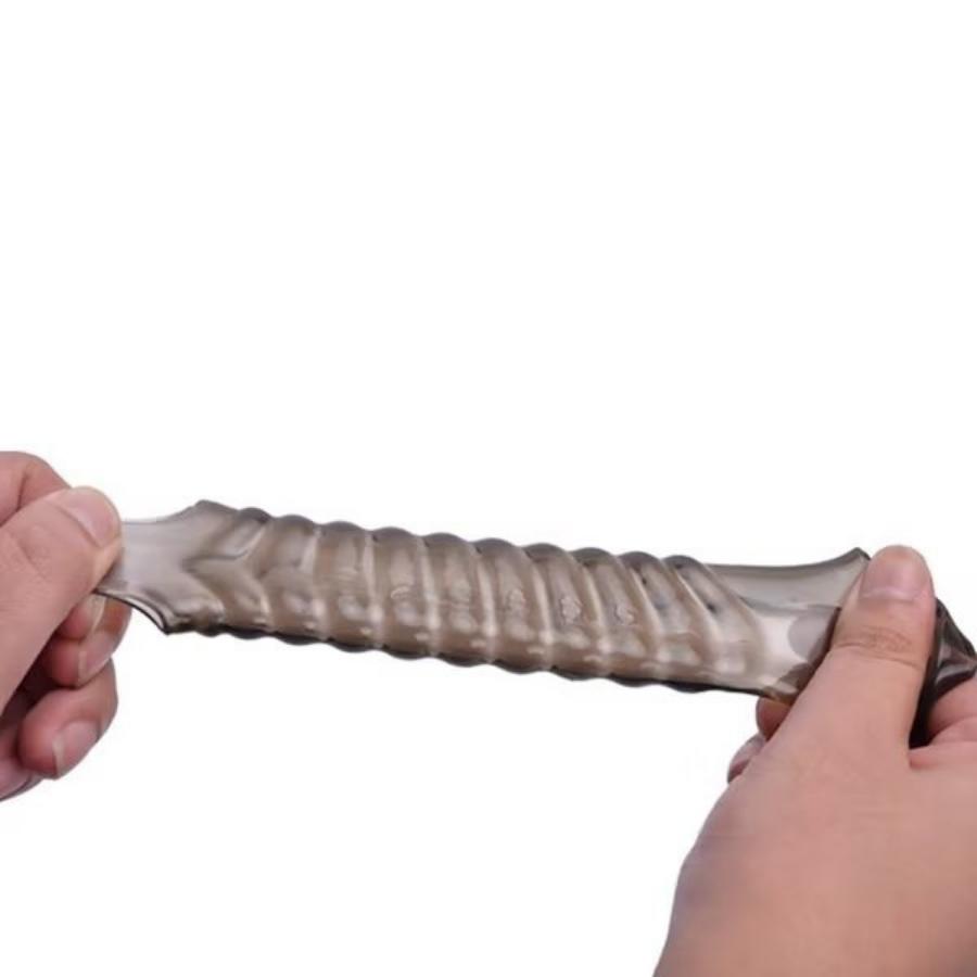 Silicone Penile Sleeve Ribbed Stimulation Waist Circumference Enhancer Delays Ejaculation In Men's Penile Sleeves