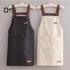 Cooking Apron Waterproof Wide Application with Pockets Oil Proof PVC Apron