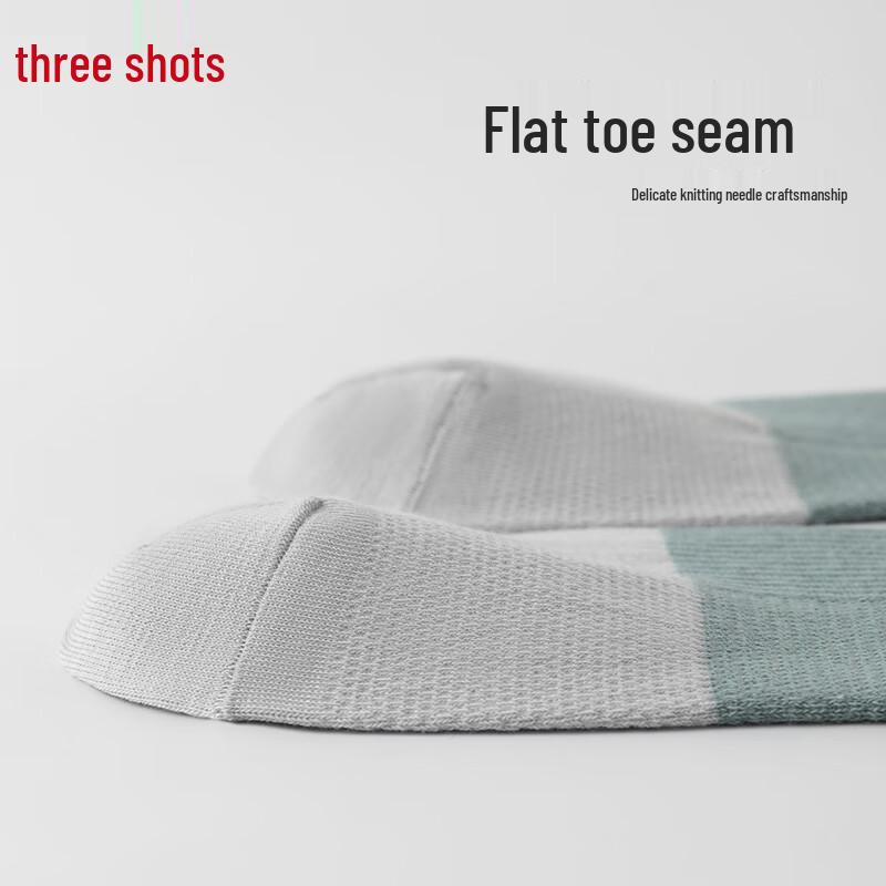 ThreeGun Men's Anti-Odor Cotton Short Socks
