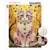 Pearl Painting Handmade Diy 5D Pearl Painting Kit Cat Design Home Wall Decoration Art