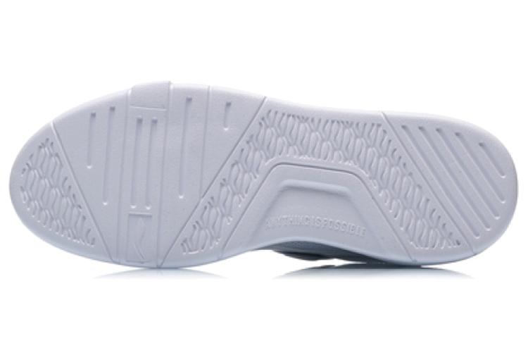 Li Ning Wave SPWV Lite Low Top Skateboard Shoes Men's White Blue AGCR037-4