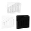 Acrylic Straw Holder Reusable Double Sided Tape Kitchen Accessories Container Cabinet Tableware Holder Storage Rack for Cupboard