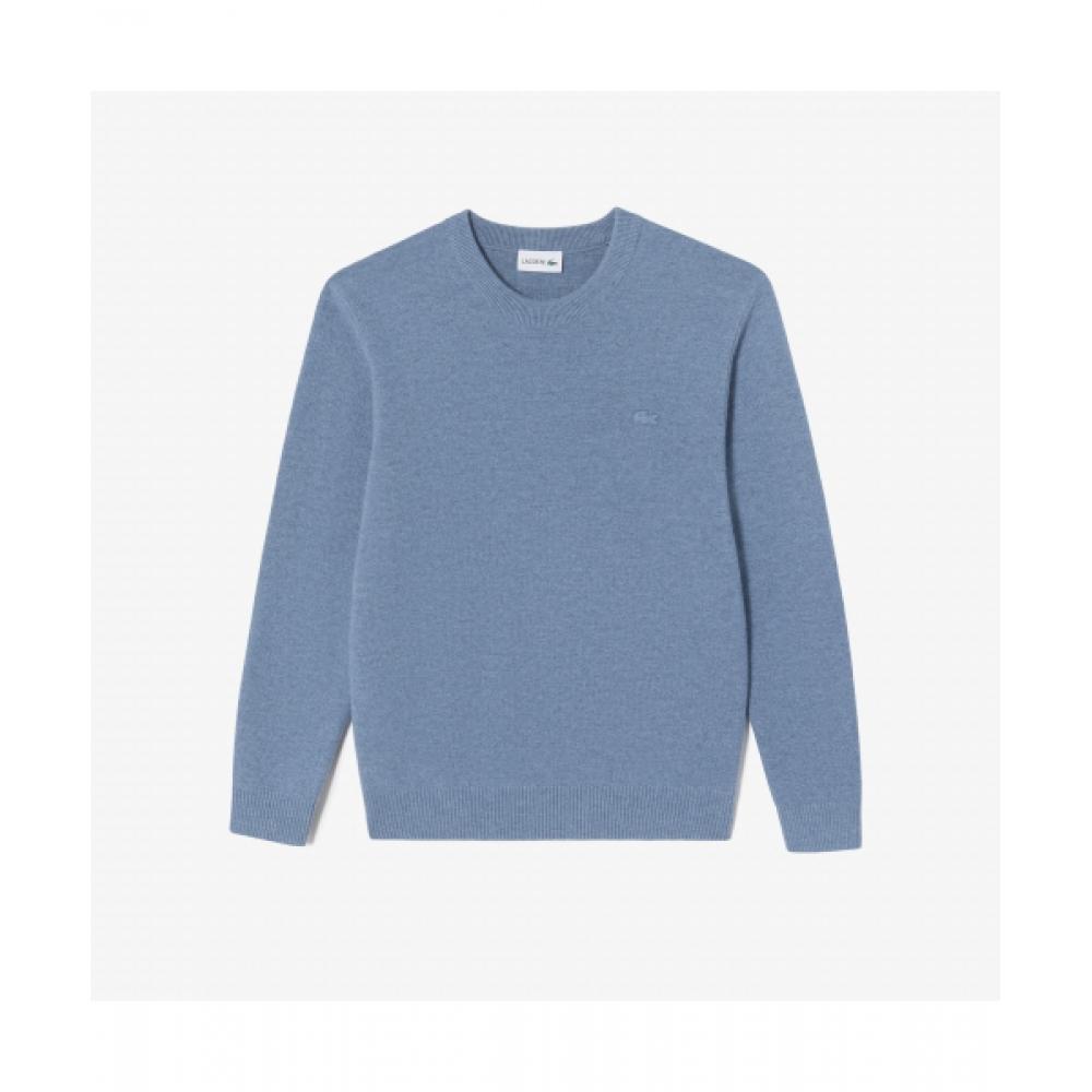 

LacoSte Men S базовый свитер с круглым вырезом [небесно-голубой] 003