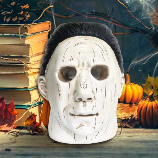 

Подсвечник для мужчин на Хэллоуин, готическая плачущая голова, смоляная фигурка, подставка для свечей, центральный элемент для украшения рабочего стола A