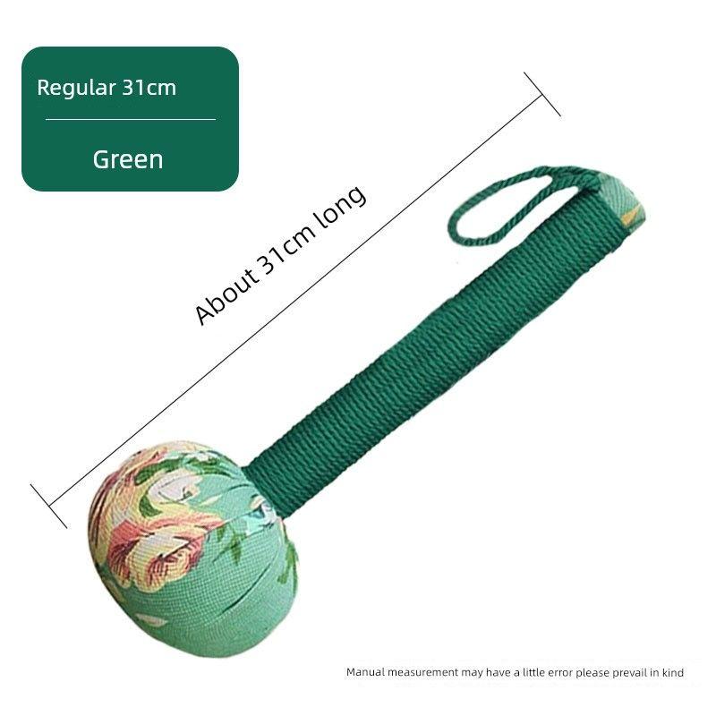 

Health-Preserving Massage Back Beating Back Massage Hammer Shoulder Tapping Massage Stick Meridian Bat Eight Virtual Pat Handy Gadget Dredge AI Hammer Floral Fabric 31cm Massage Hammer - Green