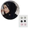 6 Pairs Scarf Clasp Collection Hijab Scarf Buckles Adornment Decorative Cufflink