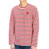 CDG Play T-Shirts Unisex Crew Neck Moderate AZ-T164-051-4