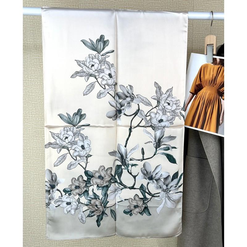 Unisex Silk Scarf 100% Mulberry Satin Long Shawl Fashion Office Lightweight Elegant