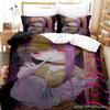New Nyubara Reona Bedding Set Single Twin Full Queen King Size Bed Set Aldult Kid Bedroom Duvetcover Sets 3D Print Anime