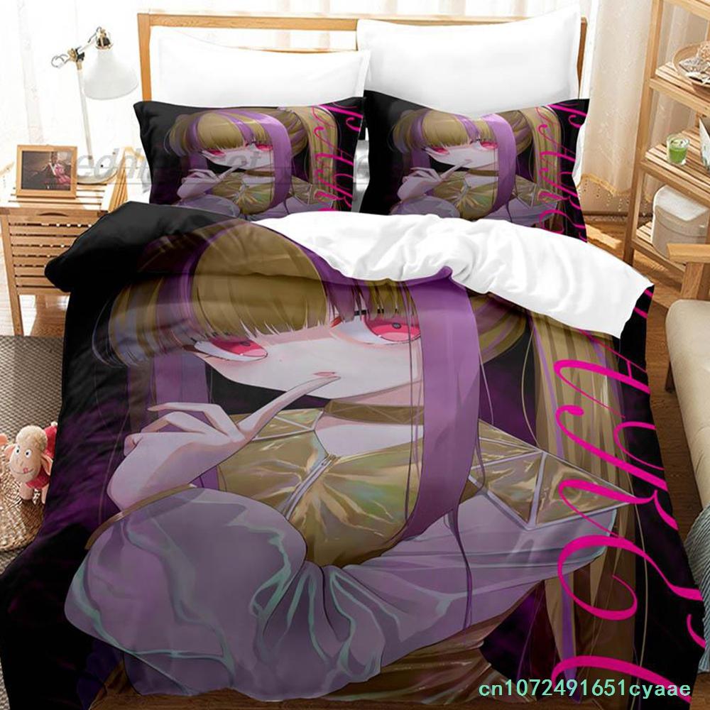 New Nyubara Reona Bedding Set Single Twin Full Queen King Size Bed Set Aldult Kid Bedroom Duvetcover Sets 3D Print Anime
