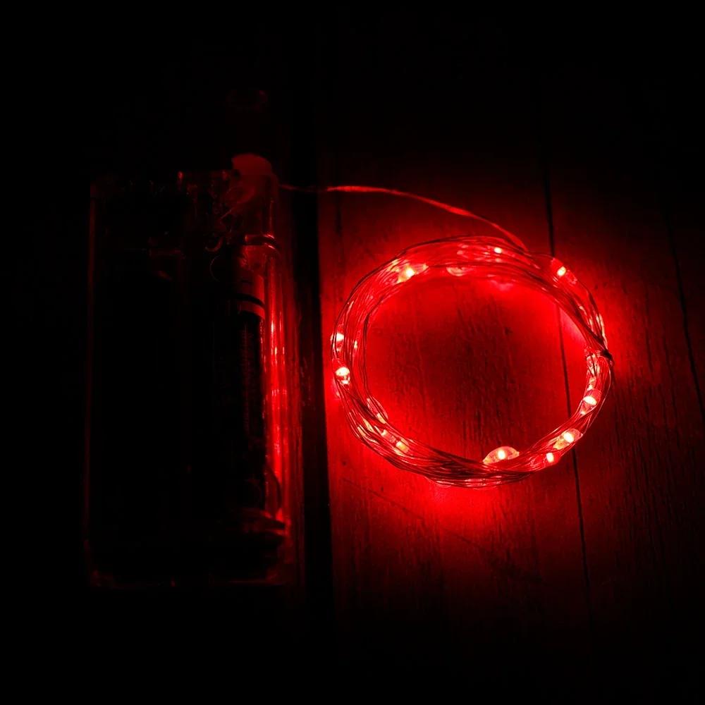 30Leds String Lights Battery Operated Copper Wire Garland Lamp Outdoor Waterproof Fairy Lighting for Xmas Wedding Party Decor