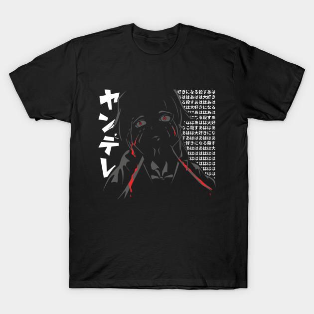 Men t-shirt Anime Tshirt Yandere Mirai Nikki For Otaku Tshirt Women T Shirt Men Cotton Tees Streetwear Harajuku