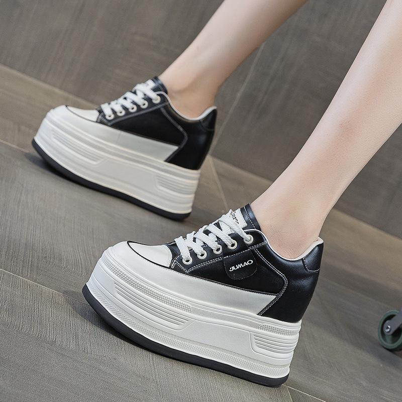 Casual shoes 2026 Spring and Autumn new women's shoes  sponge cake thick soled women's shoes