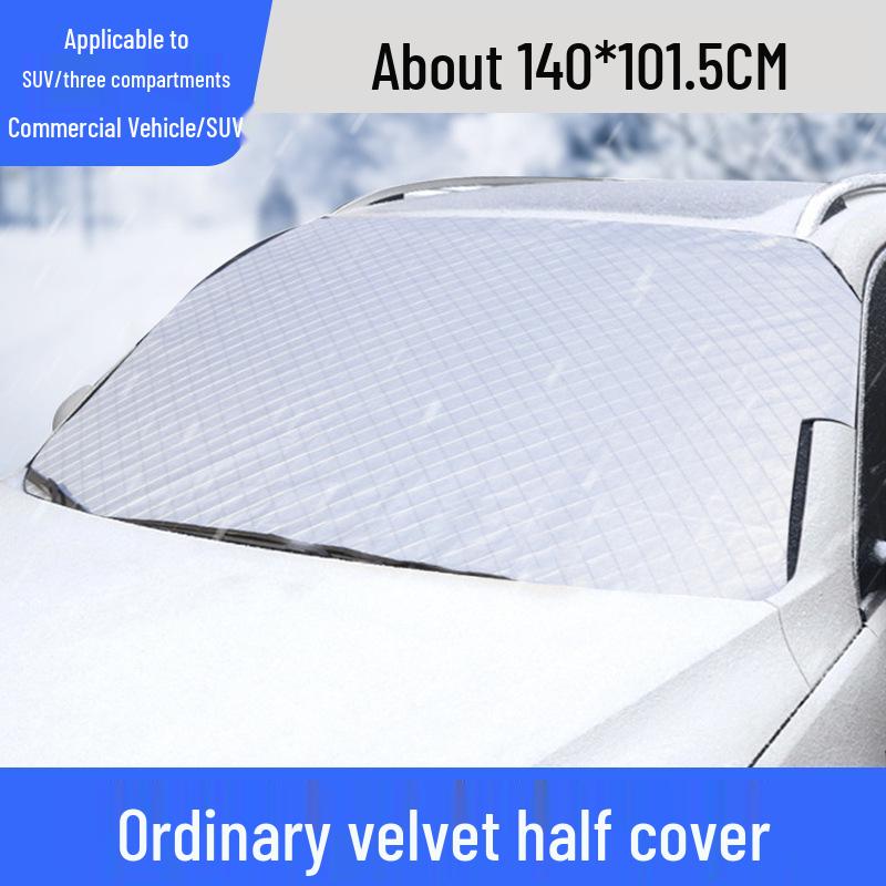 

Car Windshield Snow & Sun Shield: Winter Defrosting & Summer UV Protection