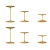 6 Pcs Mini Retro Candle Stick Stand Candles For Inside Fireplace 2.7''/4''/6'' Metal Candle Holders Home Ornament