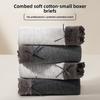 Large Size Female Spring and Autumn Pure Cotton 10A Antibacterial Crotch Full Hip Comfortable Breathable Small Flat Angle Briefs