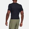 Under Armour Solid Color Sports Compression T-Shirt Crew Neck Men Tops Black 1216007-001