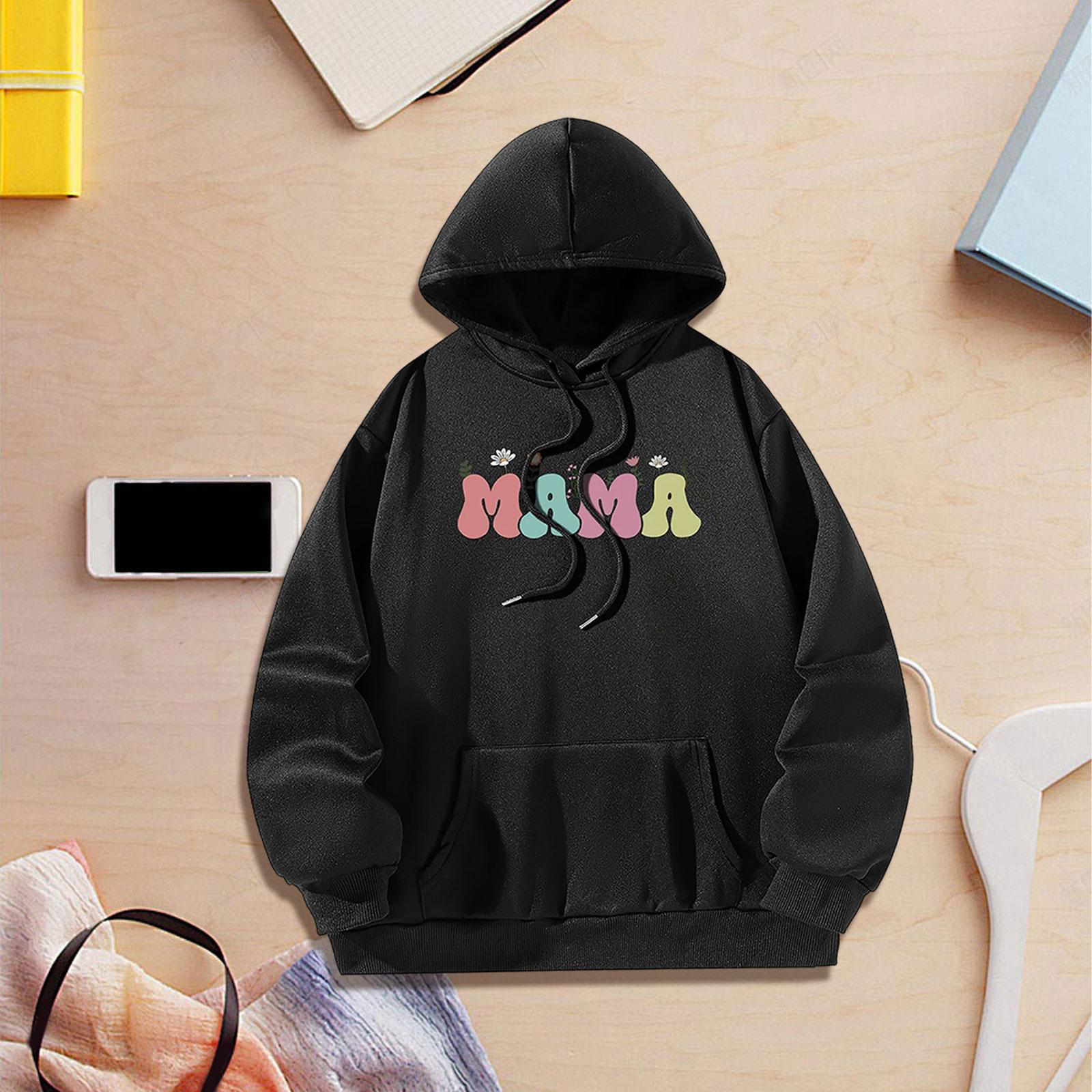 

Женская толстовка с капюшоном, одежда с капюшоном, черный повседневный модный пуловер с длинным рукавом