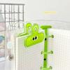 Multicoloured Adorable Face-Shaped Acrylic File Holders (4-Piece Set) - For Planners, Paper Clips, Office Decor