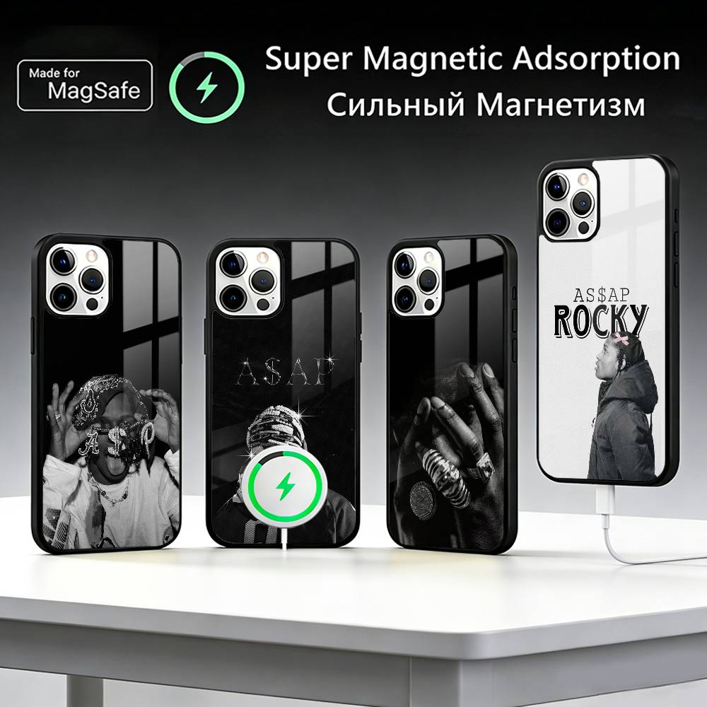 American Rapper ASAP Phone Case For iPhone17,16,15,14,13,12,11 Plus,Pro Max For Magsafe Wireless Charging