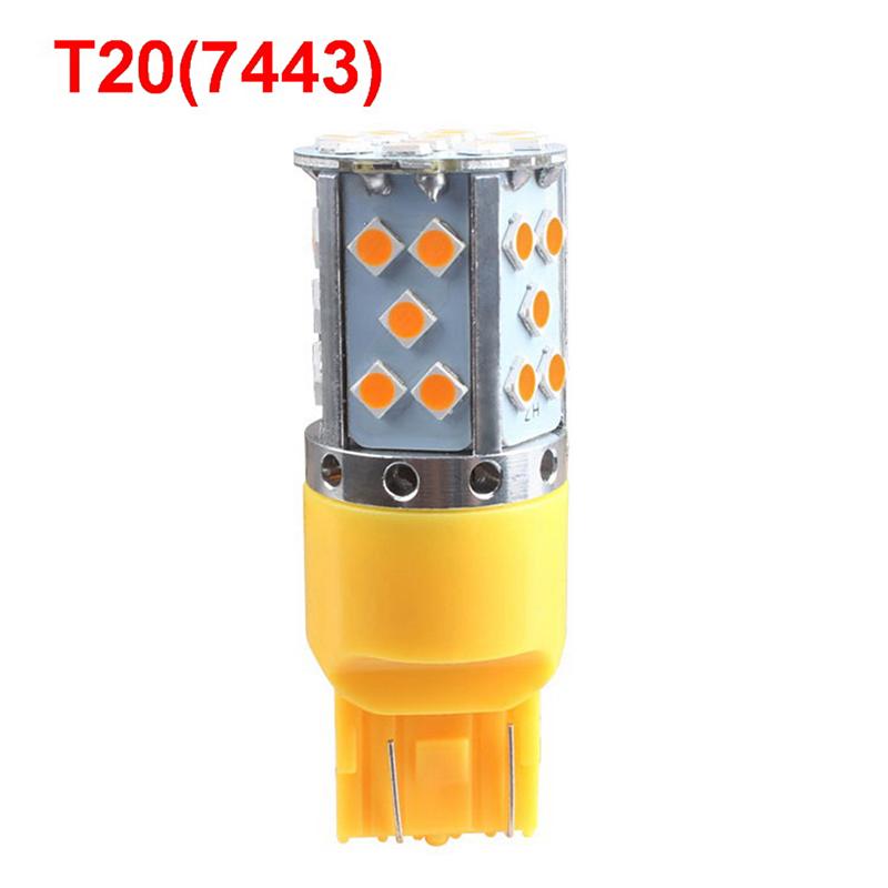 1156 7440 T20 3030 35smd Bulb Canbus W21W LED Lamp Car Turn Signal Ligh For Car Turn Signal Light Amber White