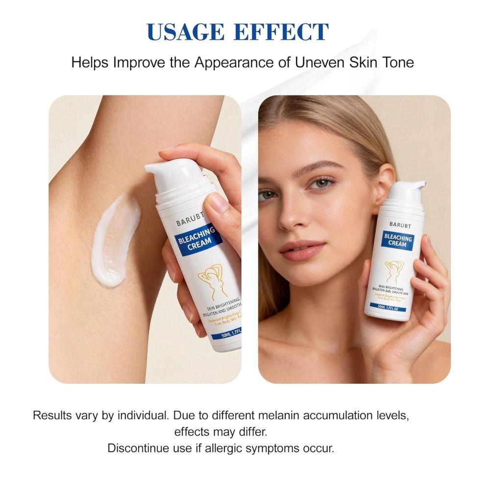 Aufhellende Hautbleichende Creme Feuchtigkeitsspendende Körpercreme für Intimbereich Innenschenkel Bikinizone