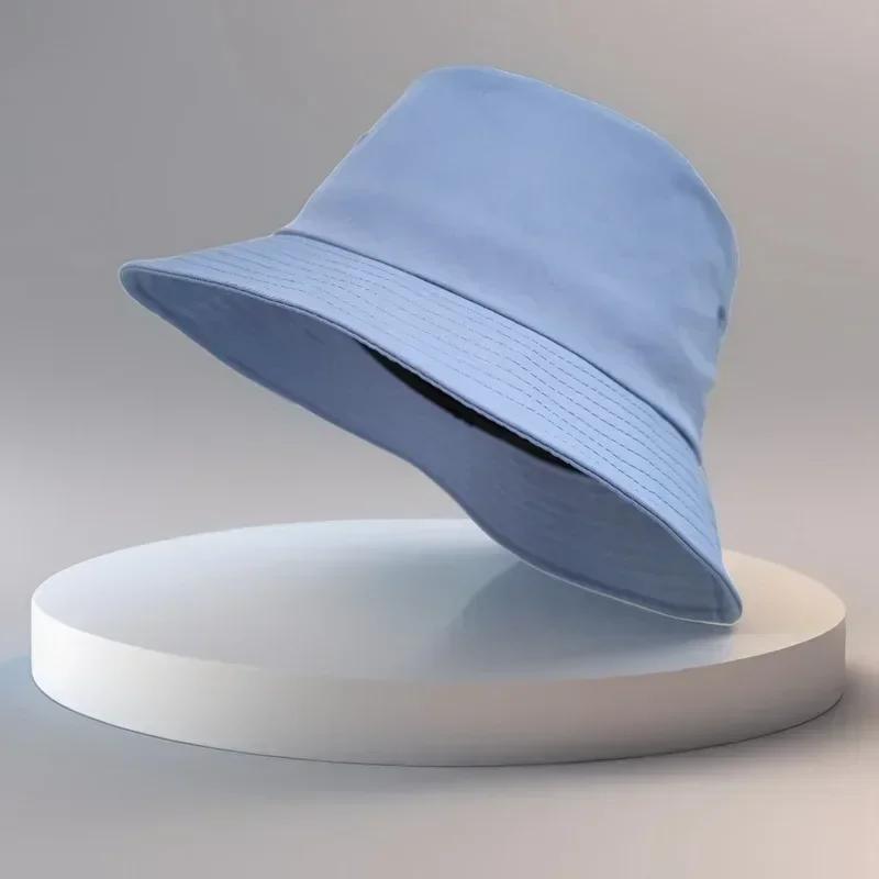 

Enlarged Deepened size L Xl XXL 66cm bucket hat big head fisherman hat men s and women s plus size lightweight hip hop sun hat XXXL 65-66cm джинсовий синього кольору