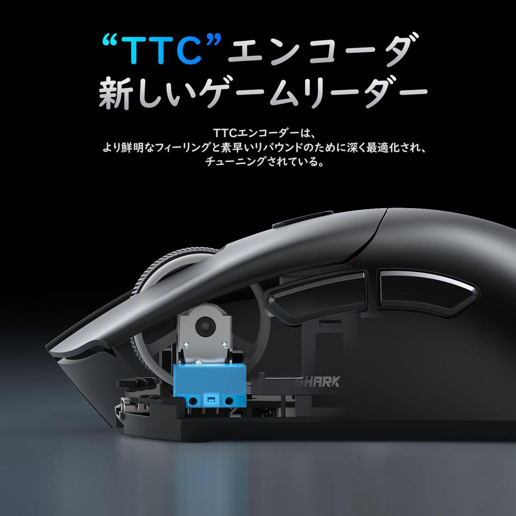 ATTACK SHARK X ZIYOU LANG R1 Gaming SUPERLIGHT Wireless Ergonomic Black Mouse, 2.4Ghz/Bluetooth/Type-C PAW3311, 18000DPI, Ultra-Lightweight 59g,