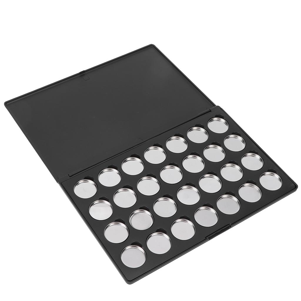 Leere magnetische Lidschattenpalette, tragbare DIY-Make-up-Palette mit runder Metallpfanne für Rouge, 26 mm