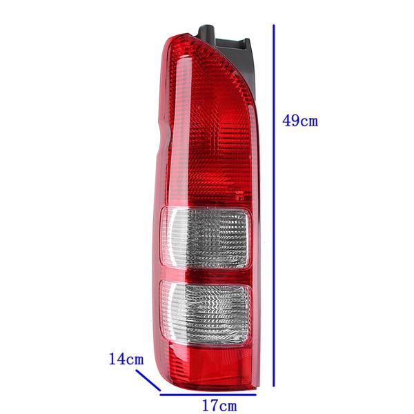 81551-26202: Right Rear Tail Light for  05- 19 Toyota Hiace, with Wiring Harness, Without Bulb. None