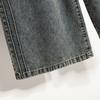 DIMANAF 2026 Spring Summer Women Plus Size Jeans New Fashion Lady Denim Oversized Loose Long Pants